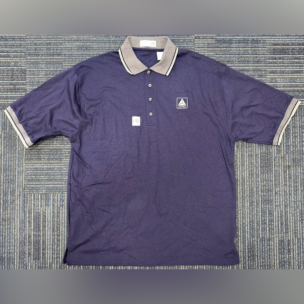 NOS Vintage MunsingWear Men's Size Med Citgo Gas Embroidered SS Polo Shirt 90’s
